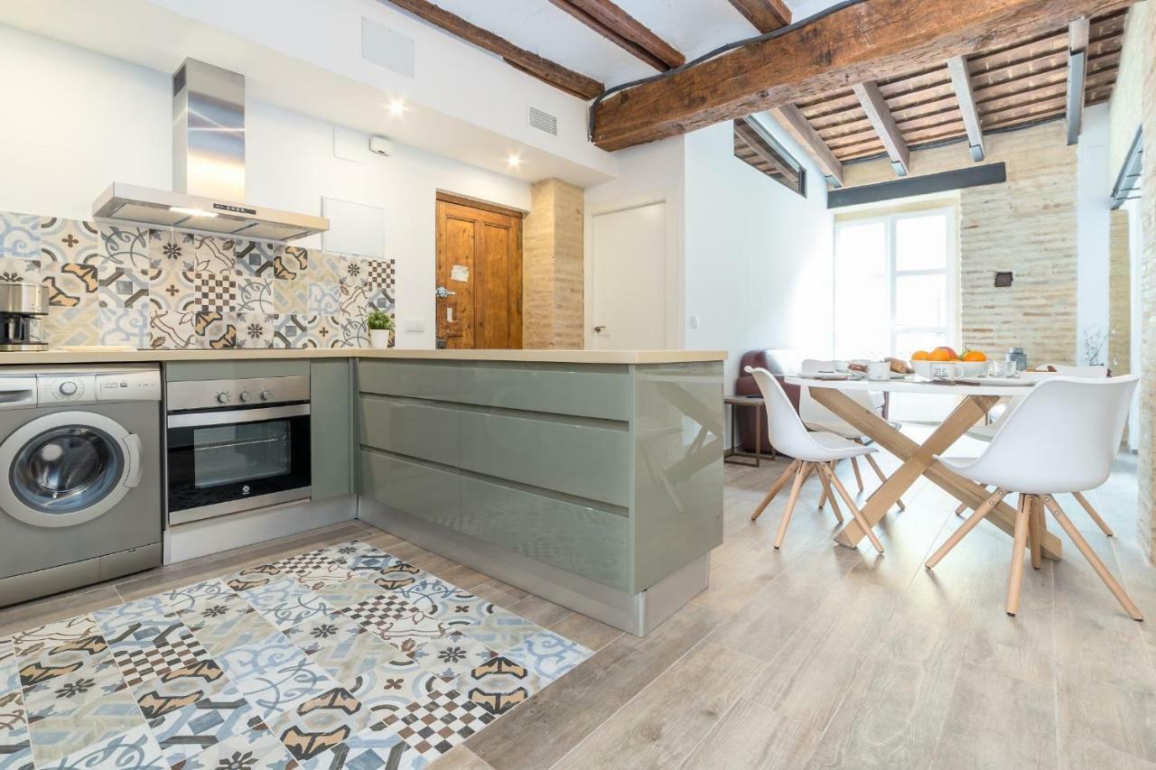 Florit Flats - Cathedral Luxury Terrace Flat 2Br 2Ba Ac Wifi Apartment Valencia Ngoại thất bức ảnh